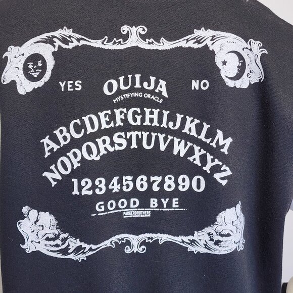 Hell Bunny Womens XL Ouija Board Retro Jacket Black & White - Picture 6 of 9